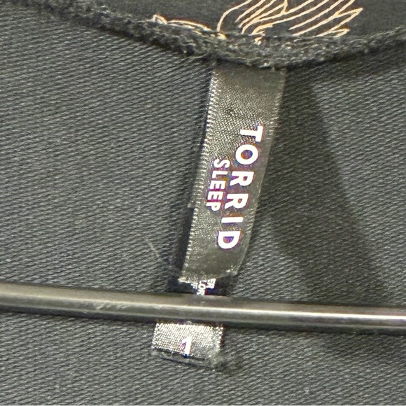 Torrid Plus Size Black Celestial Sun Moon Pajama Dress Nightgown Size 1X - Picture 3 of 4